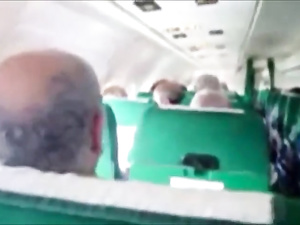 Masturbating In Airplane