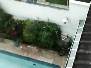 Caught Having Sex In The Pool